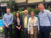 L–R: Ricky Bowness; Elizabeth Squire; Colin Squire OBE; Sarah Squire; Ross McEwan.